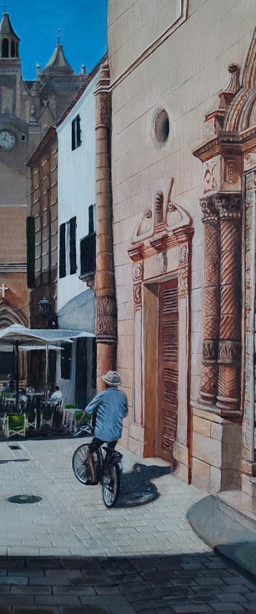 Ciutadella street scene by Anthony Edwards