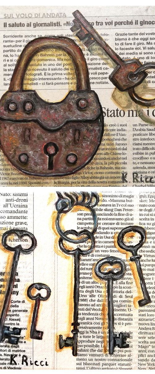 Lock and Keys on Gazette by Katia Ricci