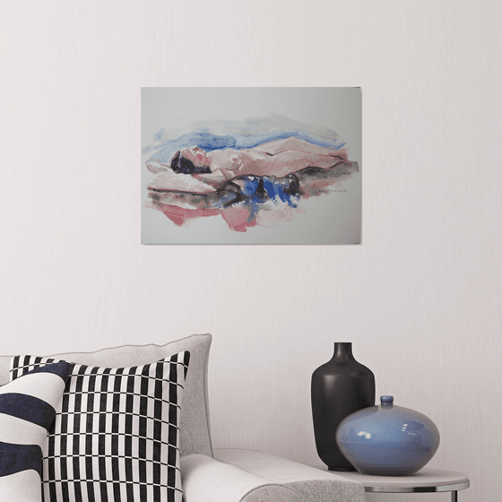 reclining female nude