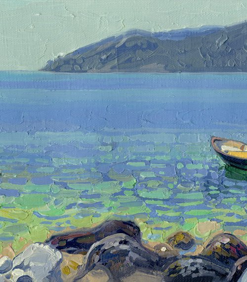 A boat at noon. Turunc by Simon Kozhin