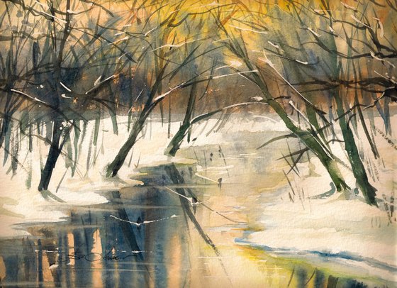 Winter river