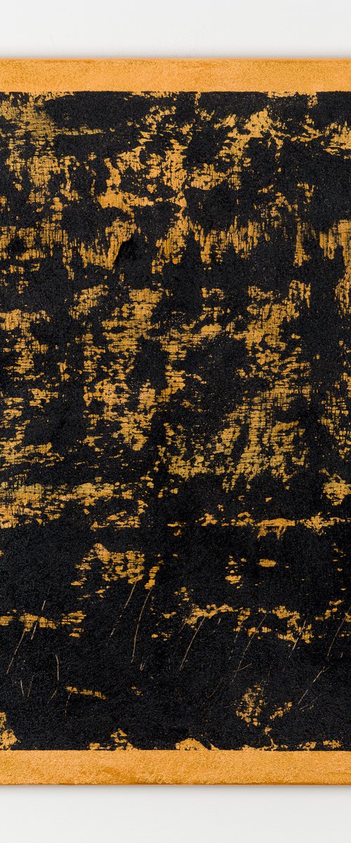 Gold abstract painting BJ262 by Radek Smach