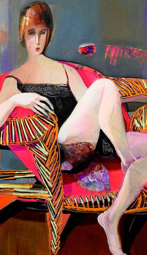 Wicker Chair by Victor Tkachenko