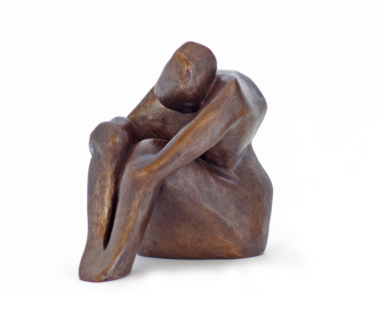Fiona in bronze resin by Clare Dabinett