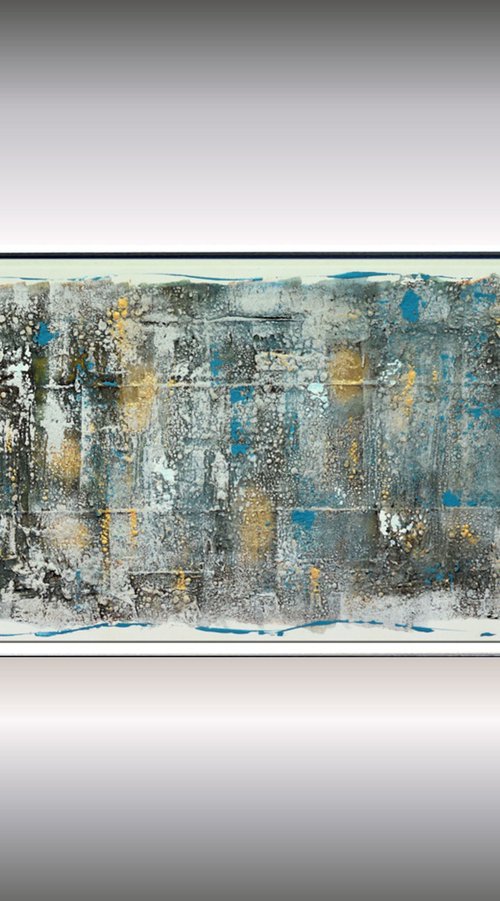 Tranquility  - Abstract Art - Acrylic Painting - Canvas Art - Framed Painting - Abstract Painting - Industrial Art by Edelgard Schroer