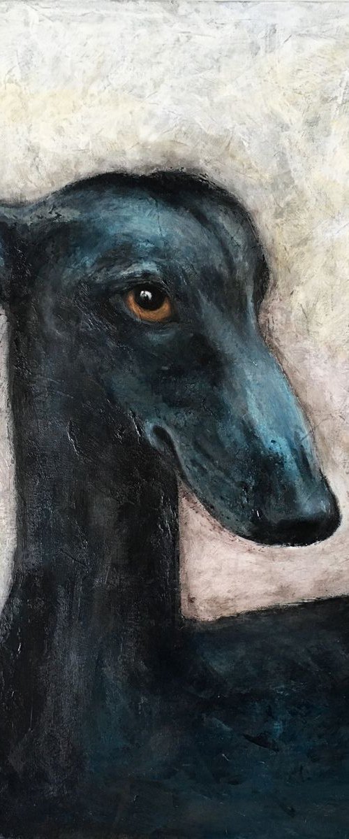 BLUE DOG by Eva Fialka