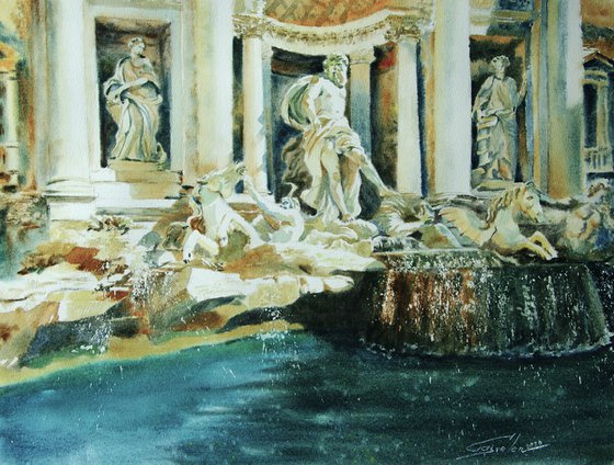 The Trevi Fountain