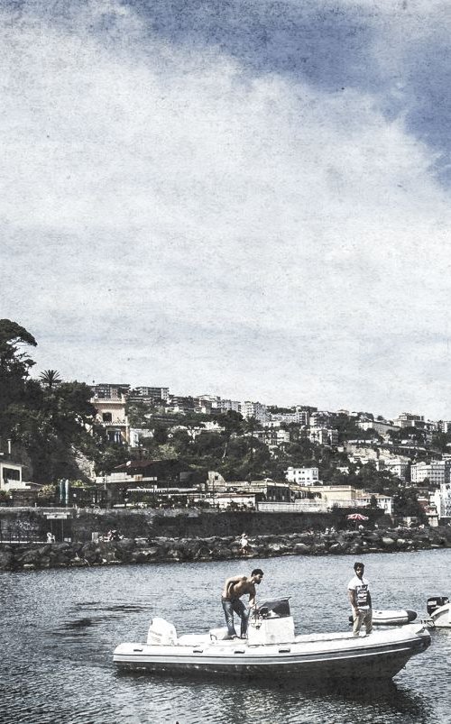 Naples from the Sea by Chiara Vignudelli