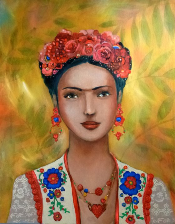 One day with Frida 38 x 46 cm