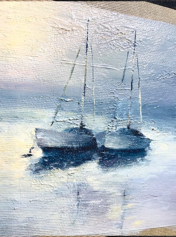 Boats on the shore