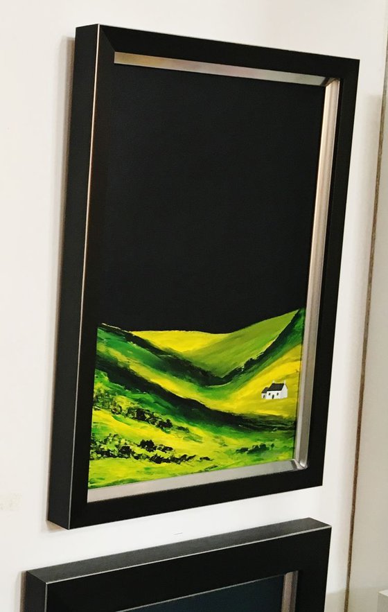 Silent Valley; original and unique, framed