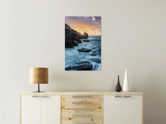 SEA AND SUN - Photographic Print on 10mm Rigid Support