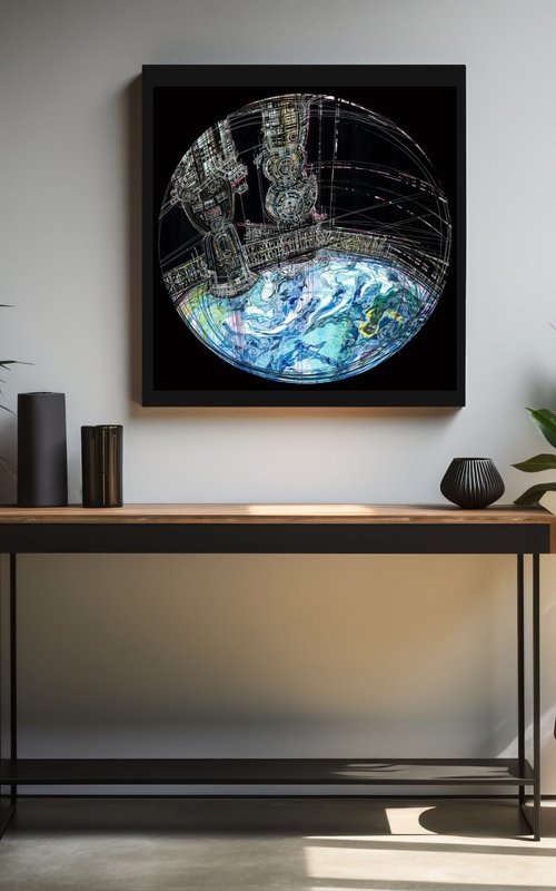 International Space Station by Maria Susarenko