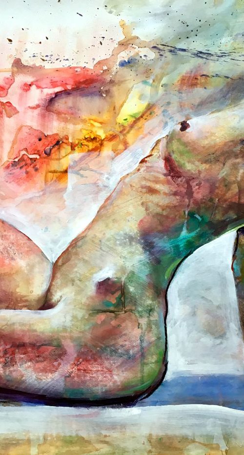 Nude Study by Anthony Barrow BA(Hons) Fine Art