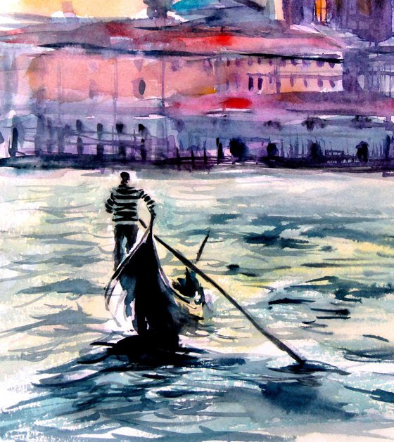Venice at sunset