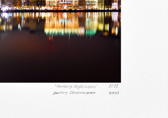 " Hamburg. Night Lights " Limited Edition 1 / 15