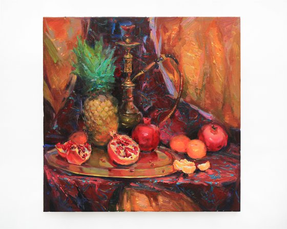 "Still life with pineapple"