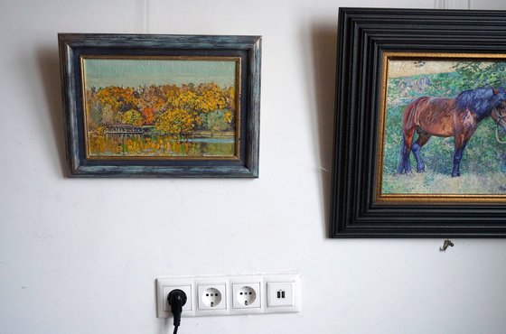 Pond at the Sukhanovo estate