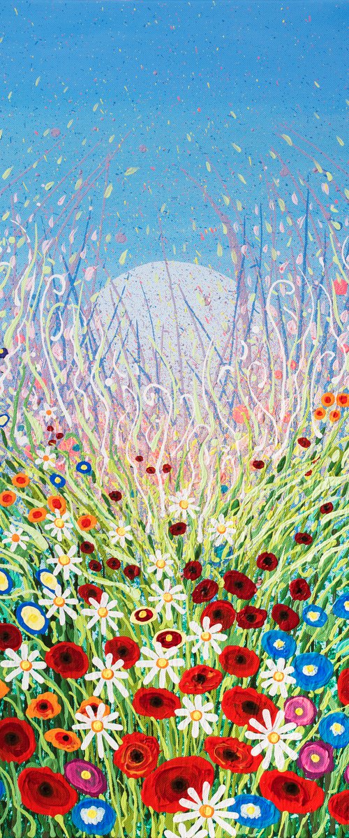Moonlight Flower-dance LARGE by Yvonne B Webb