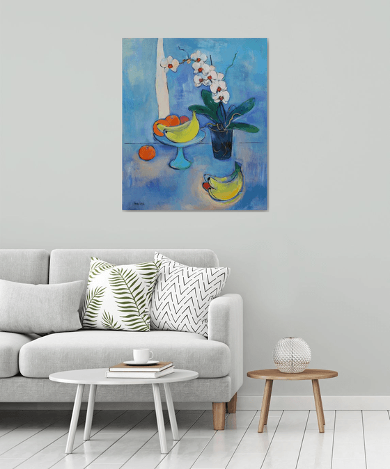 Orchid and Fruits