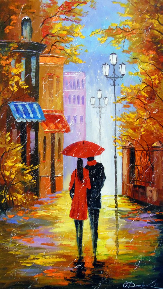 In the city of rain for two