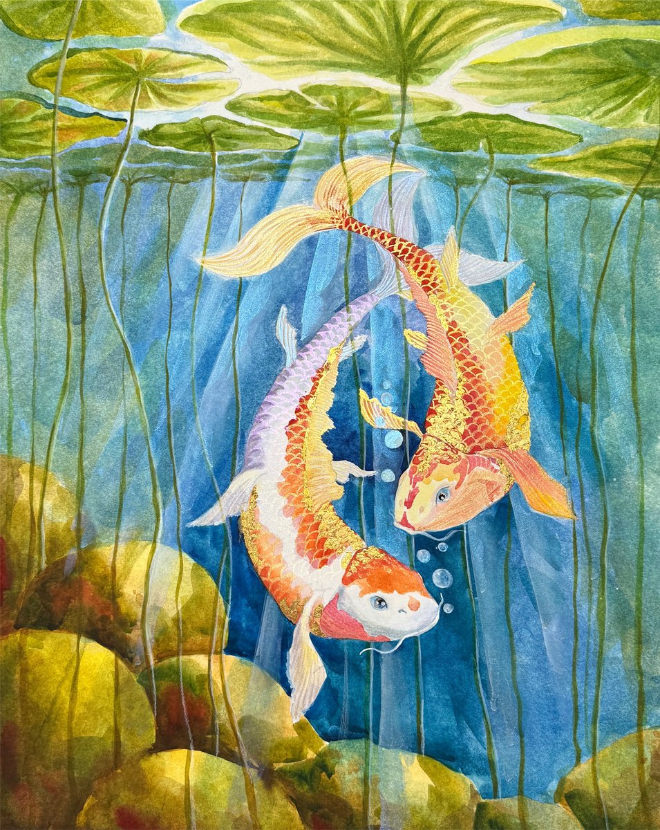 Photorealistic Watercolour , Underwater World Painting By Yuliia Prokopchuk, 15 X 19, Artwork For Sale On Artfinder