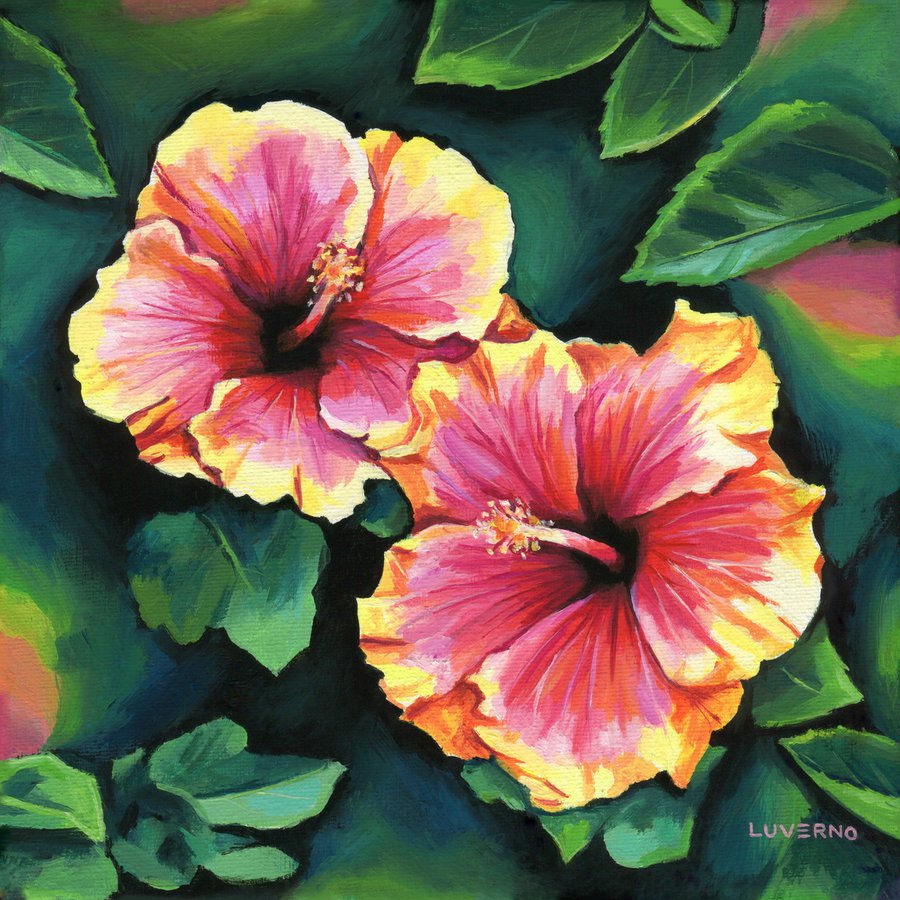 'Joy in Kauai‘ Oil painting by Lucia Verdejo | Artfinder