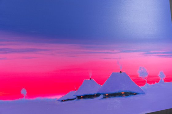 Winter Pink Twilight