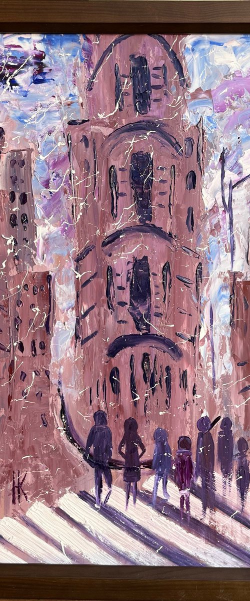 New York Painting by Halyna Kirichenko