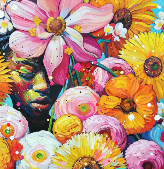 Flower Girl – Floral Portrait