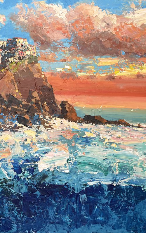 Manarola - Cinque Terre by Agostino Veroni