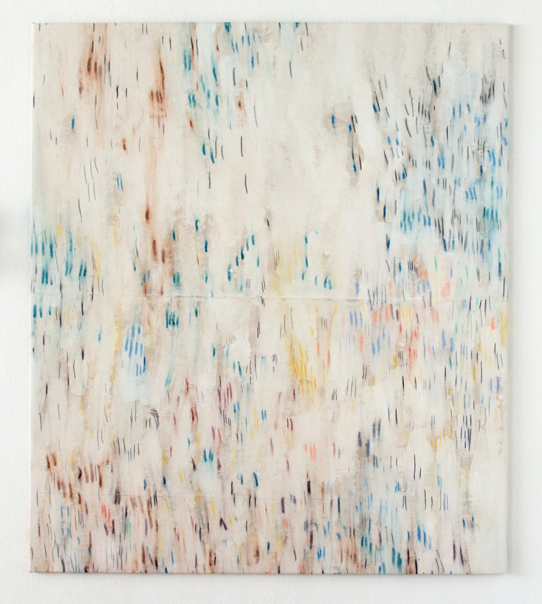 Expressive Abstract Painting By Petr Johan Marek, 51 X 59", New Beginning, Original Artwork