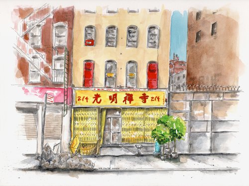 214 Centre Street (Buddhist Center), Nolita, NYC by Peter Koval