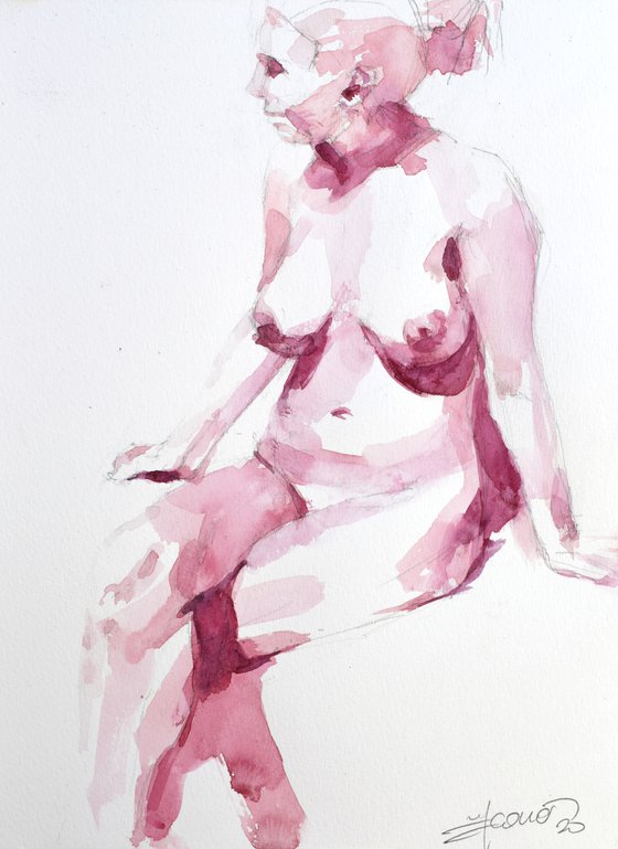 Nude in pink