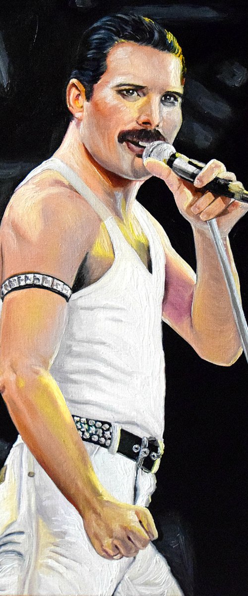 Freddie Mercury by Elena Adele Dmitrenko