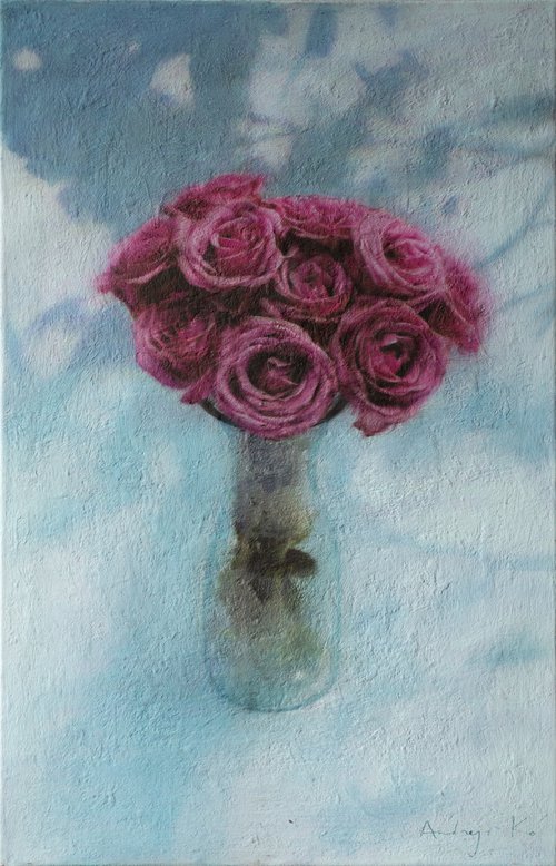 Lilac Roses by Andrejs Ko