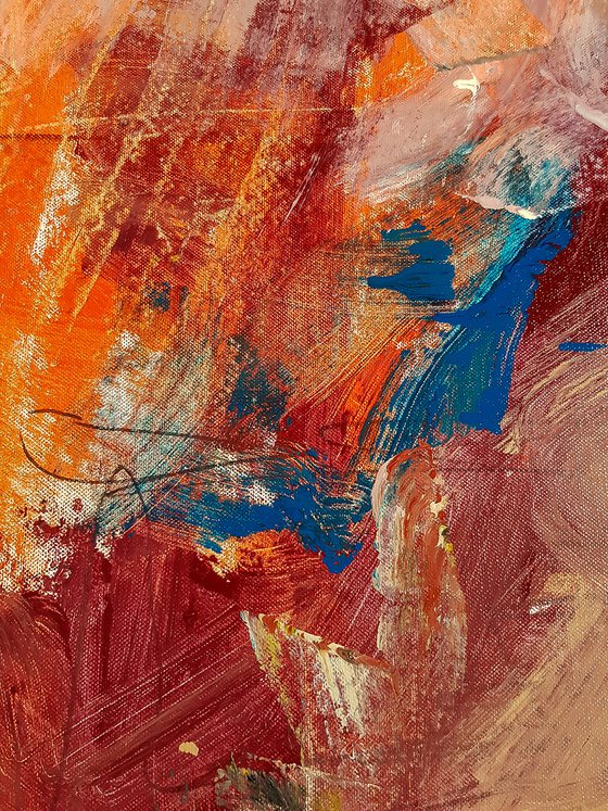 - Tuta Mondo N-7 - Style of Willem de Kooning. Abstract Expressionism Painting