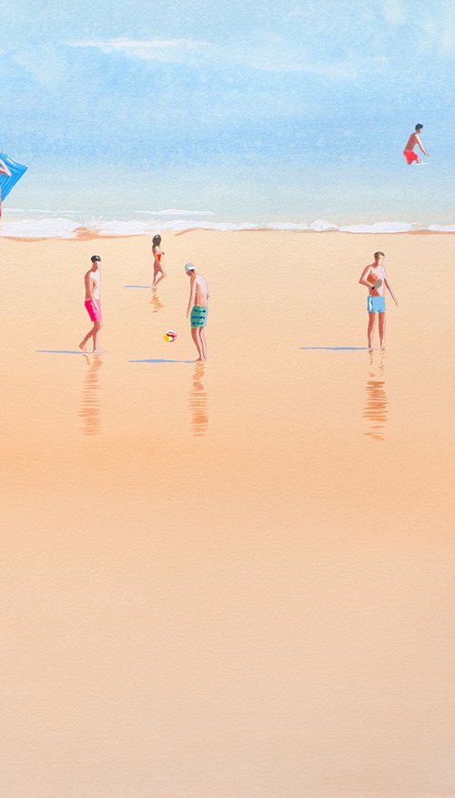 Shoreline Sunday HB25 (Framed) by Carlos Martín