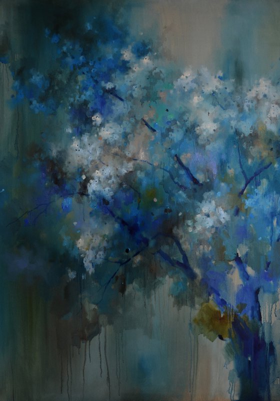 Blossoming. In Blue