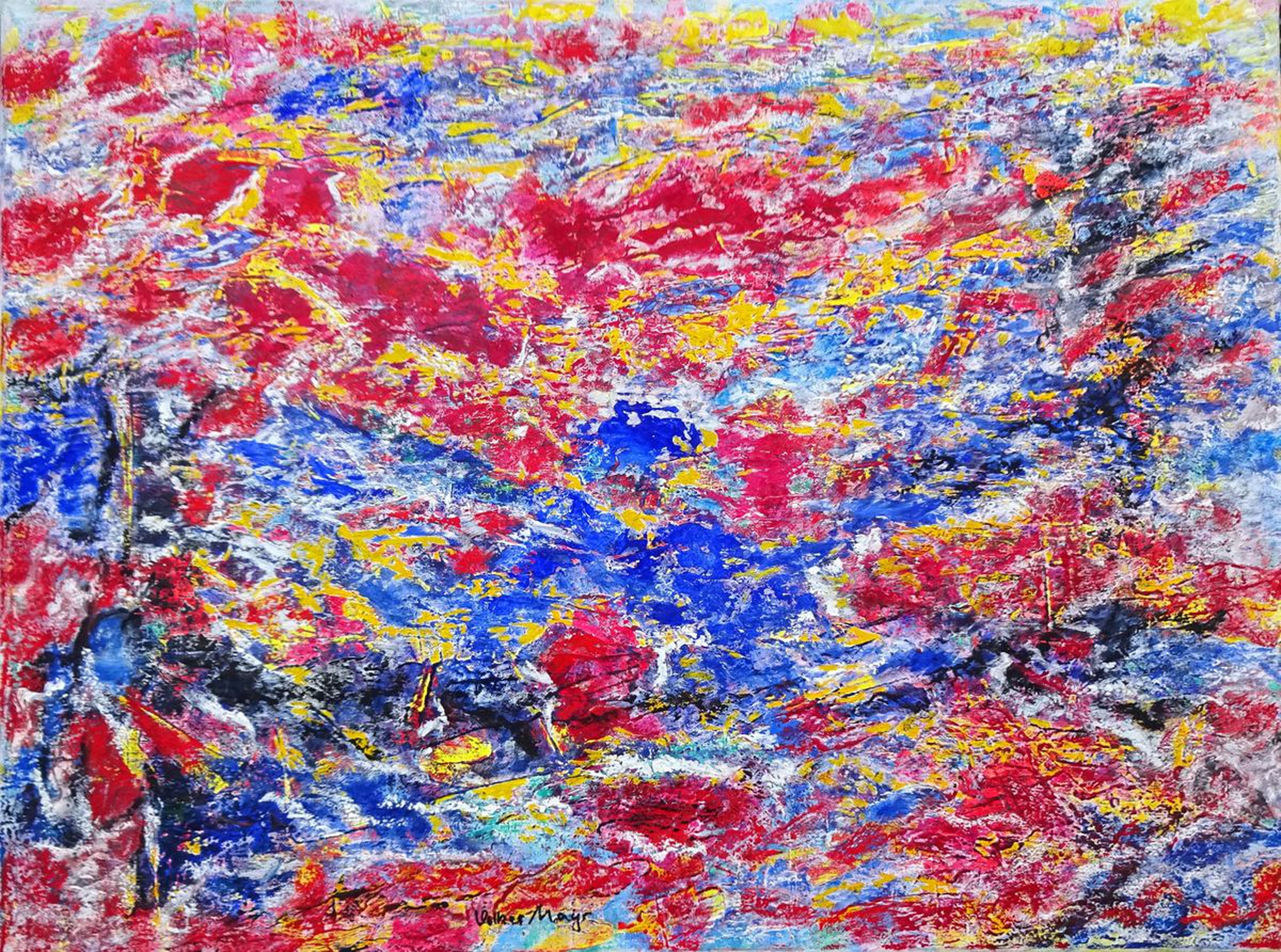 Colors In Motion Oil Painting By Volker Mayr Artfinder