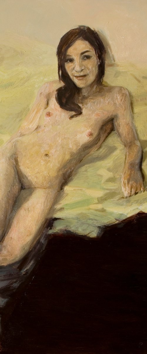 impressionist nude woman by Olivier Payeur