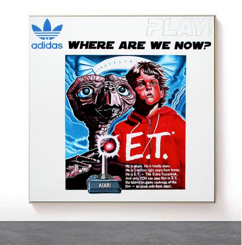 Where are we now? (Popart painting) by SUPER POP BOY
