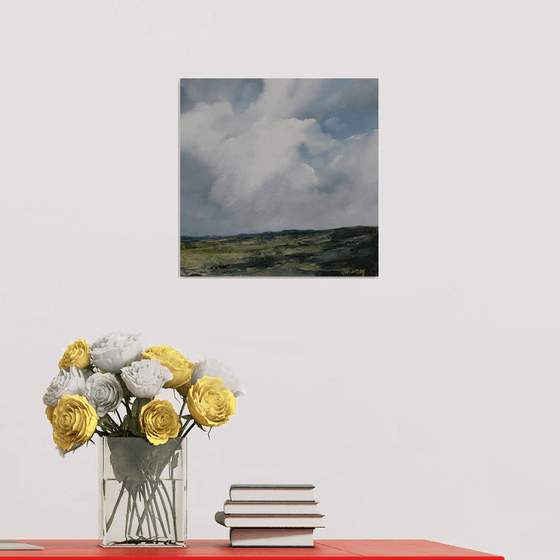 Clouds over the fields, Irish Landscape