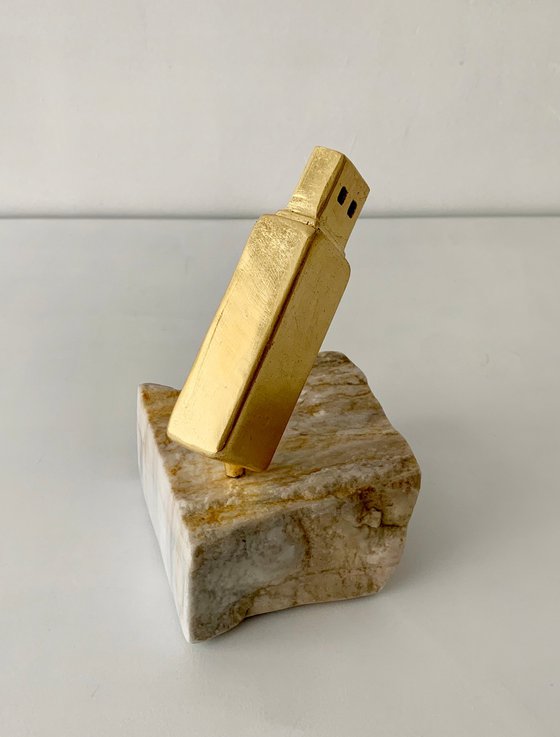 Gold USB Flash