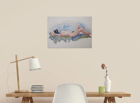 reclining female nude