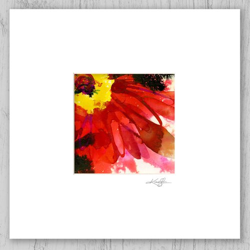 Abstract Floral 2020-75 - Flower Painting by Kathy Morton Stanion by Kathy Morton Stanion