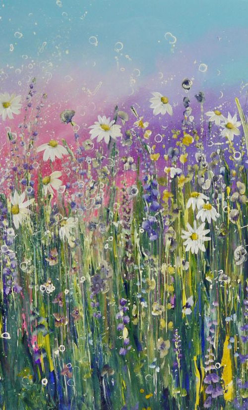 Meadow of seed bubbles by Emma Sian Pritchard