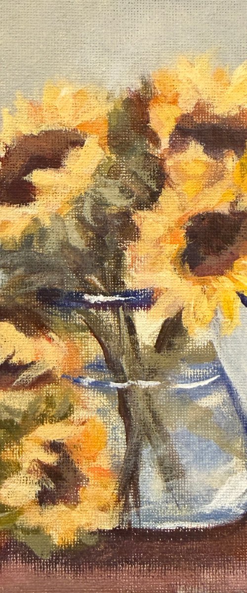 sunflower by marjy goldstein