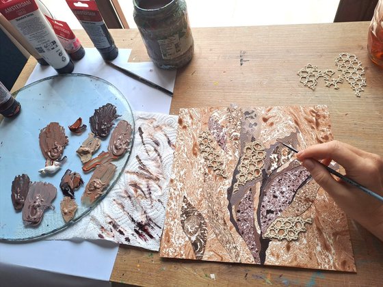 Set of 2 «Lace Dreamscape»