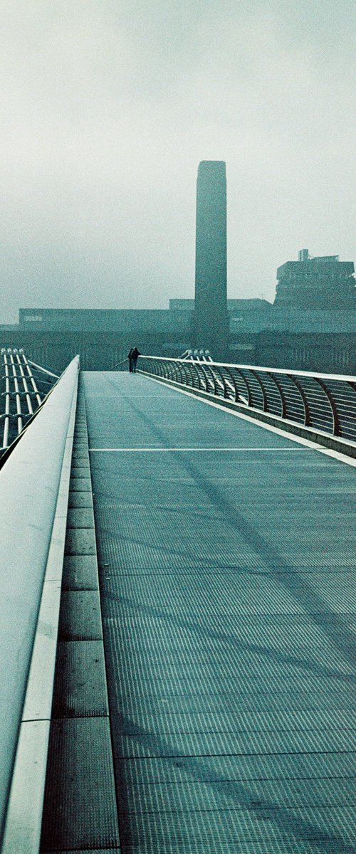 Tate Modern & Millennium Bridge, London by Paula Smith
